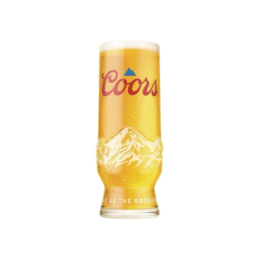 COORS MOUNTAIN COLD ACTIVATED BEER GLASS x 24
