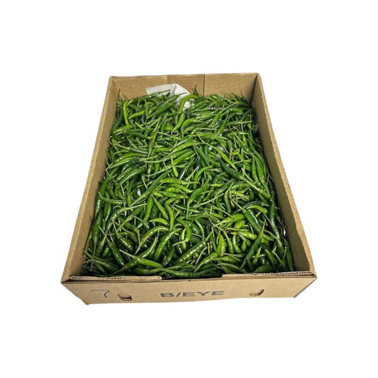 BOX OF GREEN CHILLI